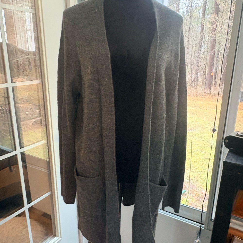 Old Navy Open-Front Cardigan in Charcoal